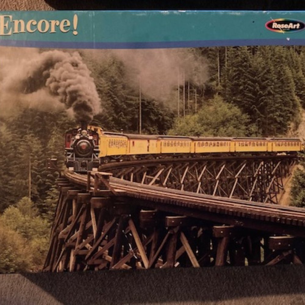 Encore 500 piece Train Puzzle Factory Sealed